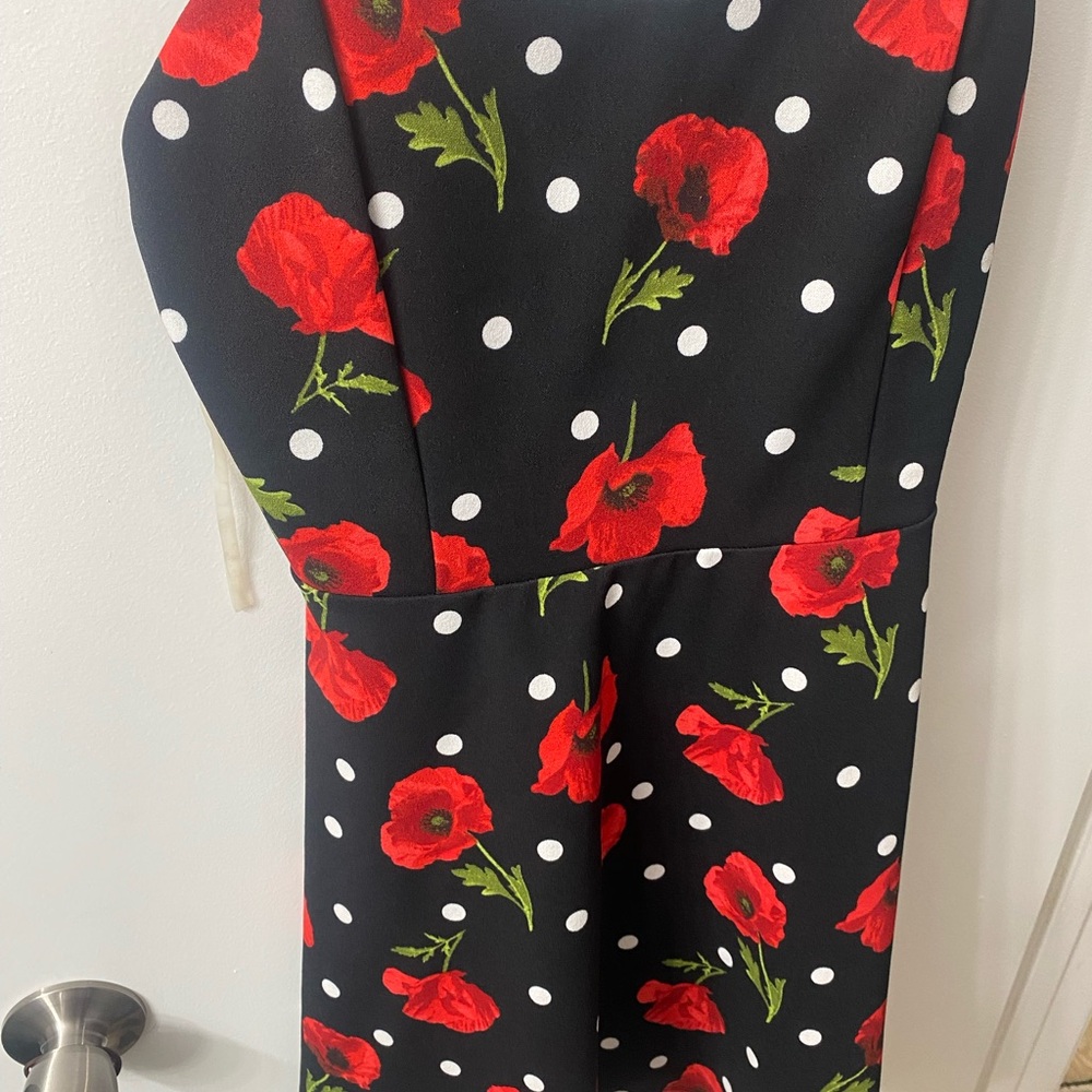 Floral Polka Dot Dress